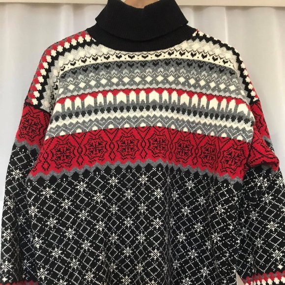 ESPIRIT Fair Isle Lambswool turtleneck - Picture 1 of 3